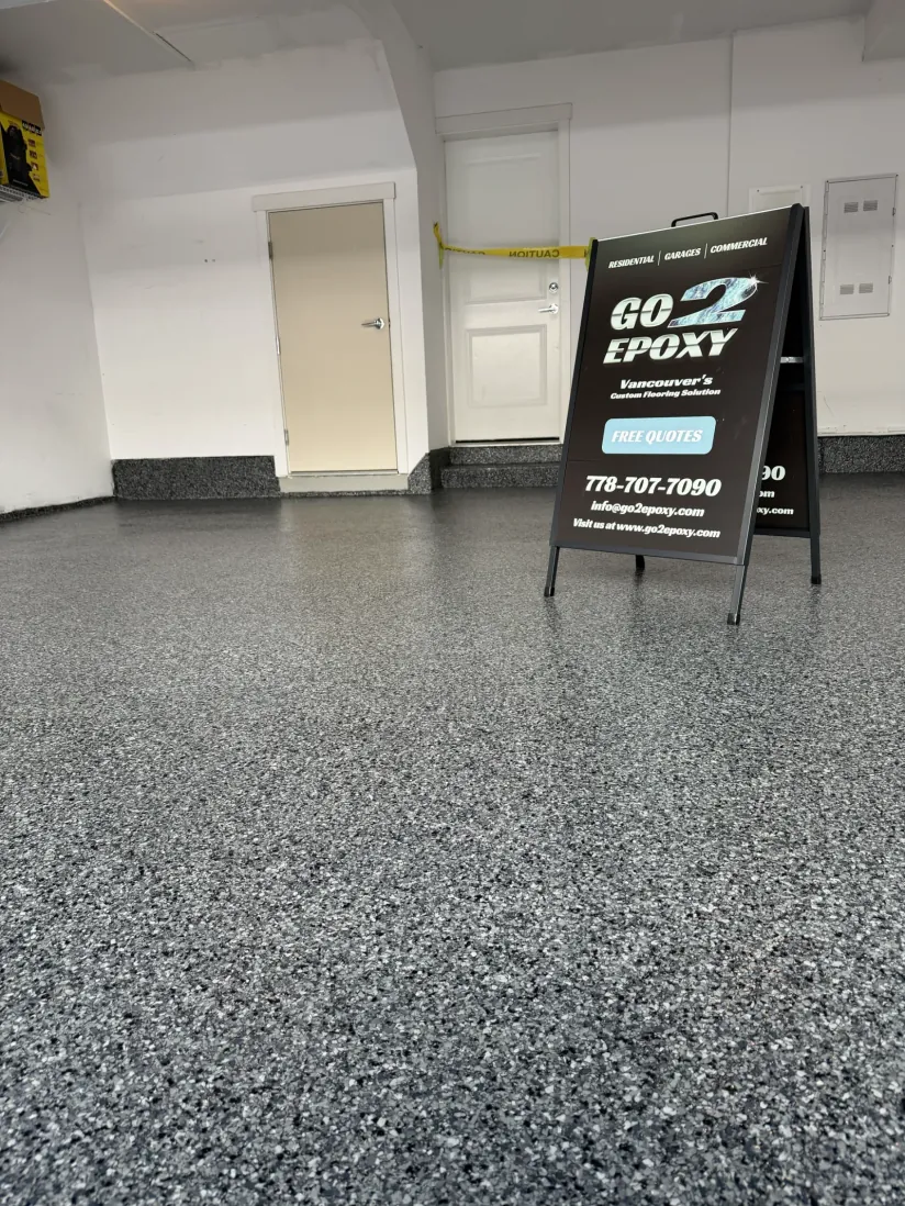 Epoxy flooring installation