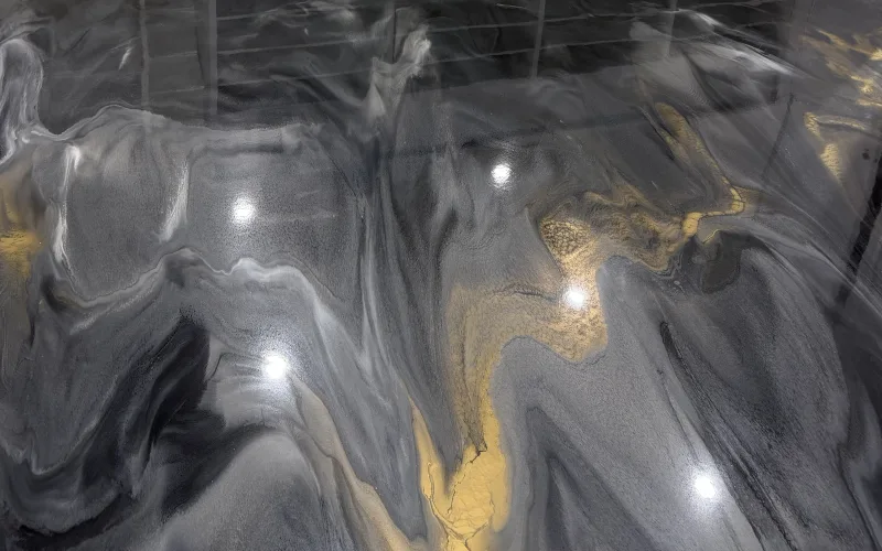 Epoxy flooring installation in New Westminster, BC — customer review by Aman Kang