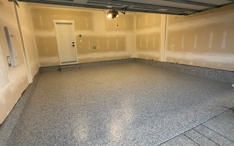 Epoxy flooring installation in Langley, BC — customer review by JQ