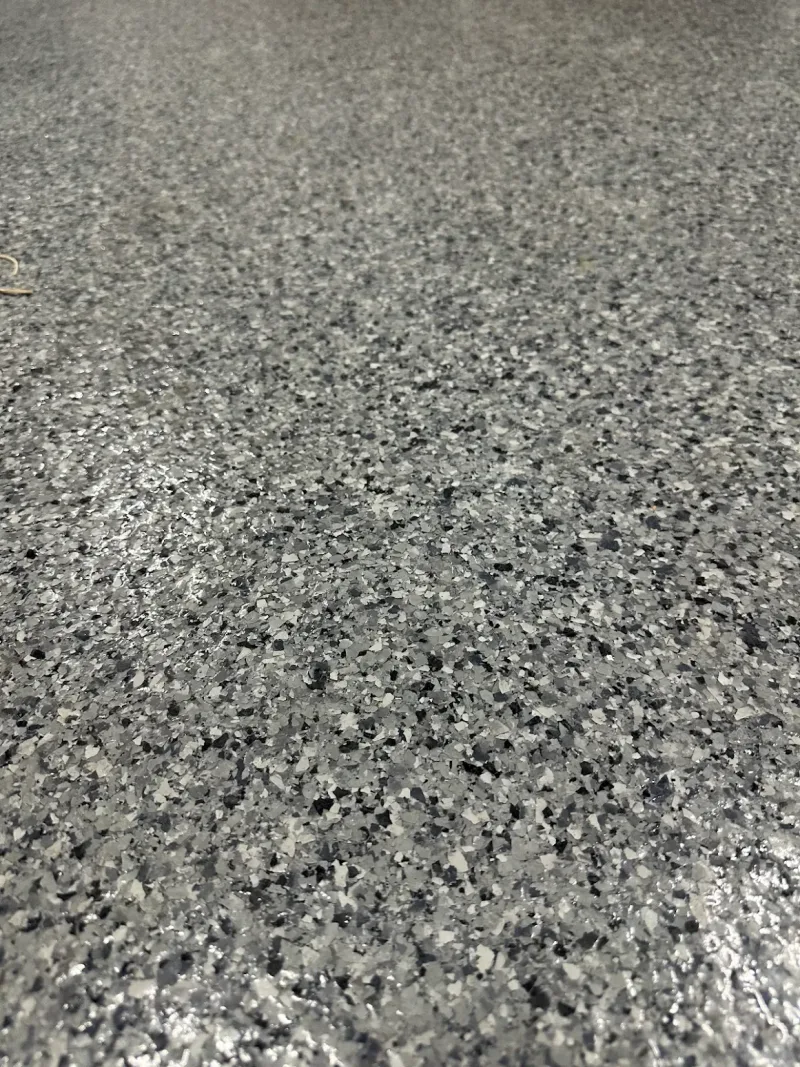 Epoxy flooring installation in Vancouver, BC — customer review by Sid Karout